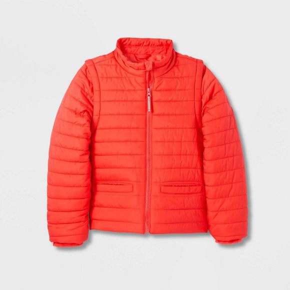 Cat & Jack Jackets & Coats Kids Adaptive Puffer Jacket Cat Jack